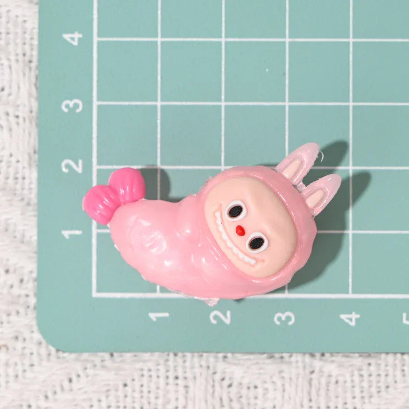 Soft Silicone Rab Cloth Fried Shrimp Rubber Beads