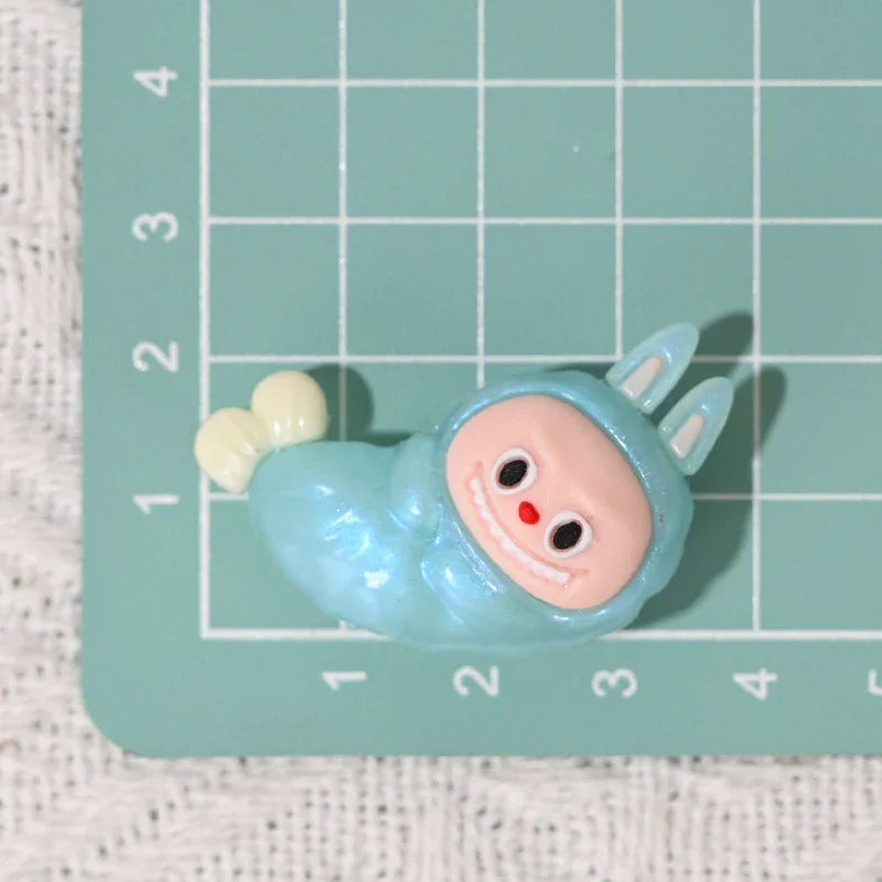 Soft Silicone Rab Cloth Fried Shrimp Rubber Beads