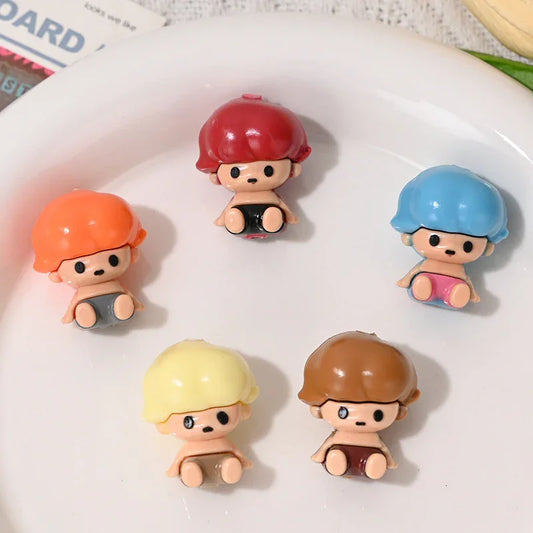 Cartoon Bubble Matt Sitting Little Sweet Bean Dimoo Rubber Beads