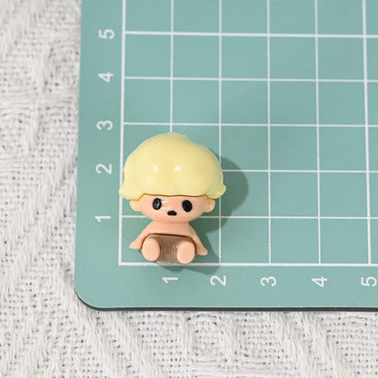 Cartoon Bubble Matt Sitting Little Sweet Bean Dimoo Rubber Beads
