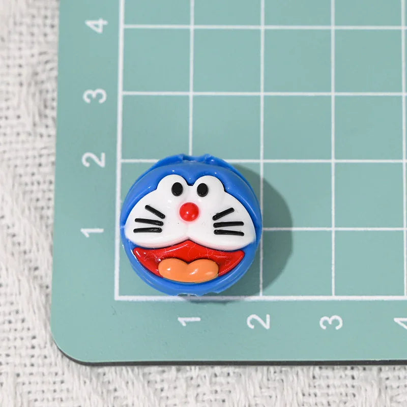 Cartoon Soft Rubber Mickey Jingle Three-dimensional Big Head Rubber Beads