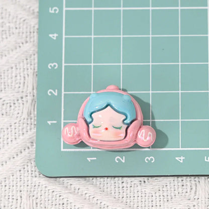 Cartoon Bubble Matt Adorable Grain SP Rab Cloth UV Plated Straight Hole Beads