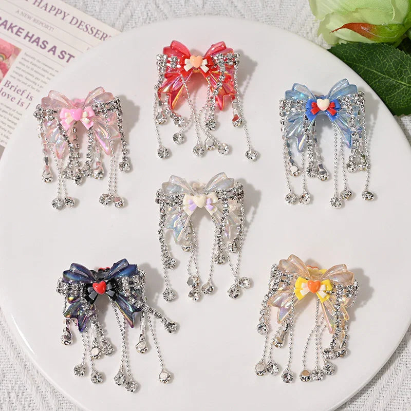 Handmade Bowknot Tassel Loose Beads