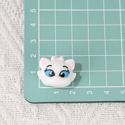 cartoon small animal soft rubber beads with holes