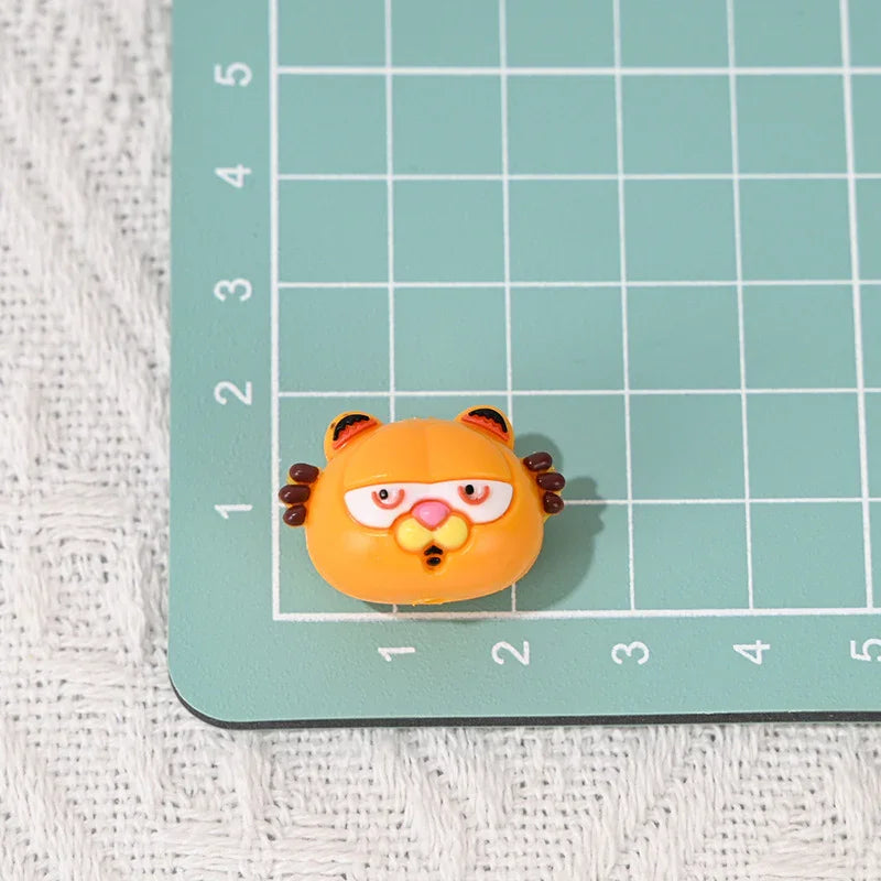 cartoon small animal soft rubber beads with holes | Acrylic Bead for DIY Bracelet Keychain Jewelry Making