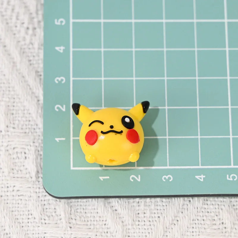 cartoon small animal soft rubber beads with holes | Acrylic Bead for DIY Bracelet Keychain Jewelry Making