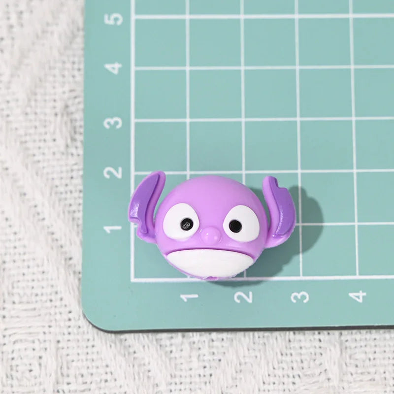 cartoon small animal soft rubber beads with holes
