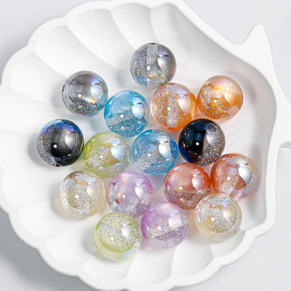 Acrylic-beads Gipsophila Round Beaded | Acrylic Bead for DIY Bracelet Keychain Jewelry Making