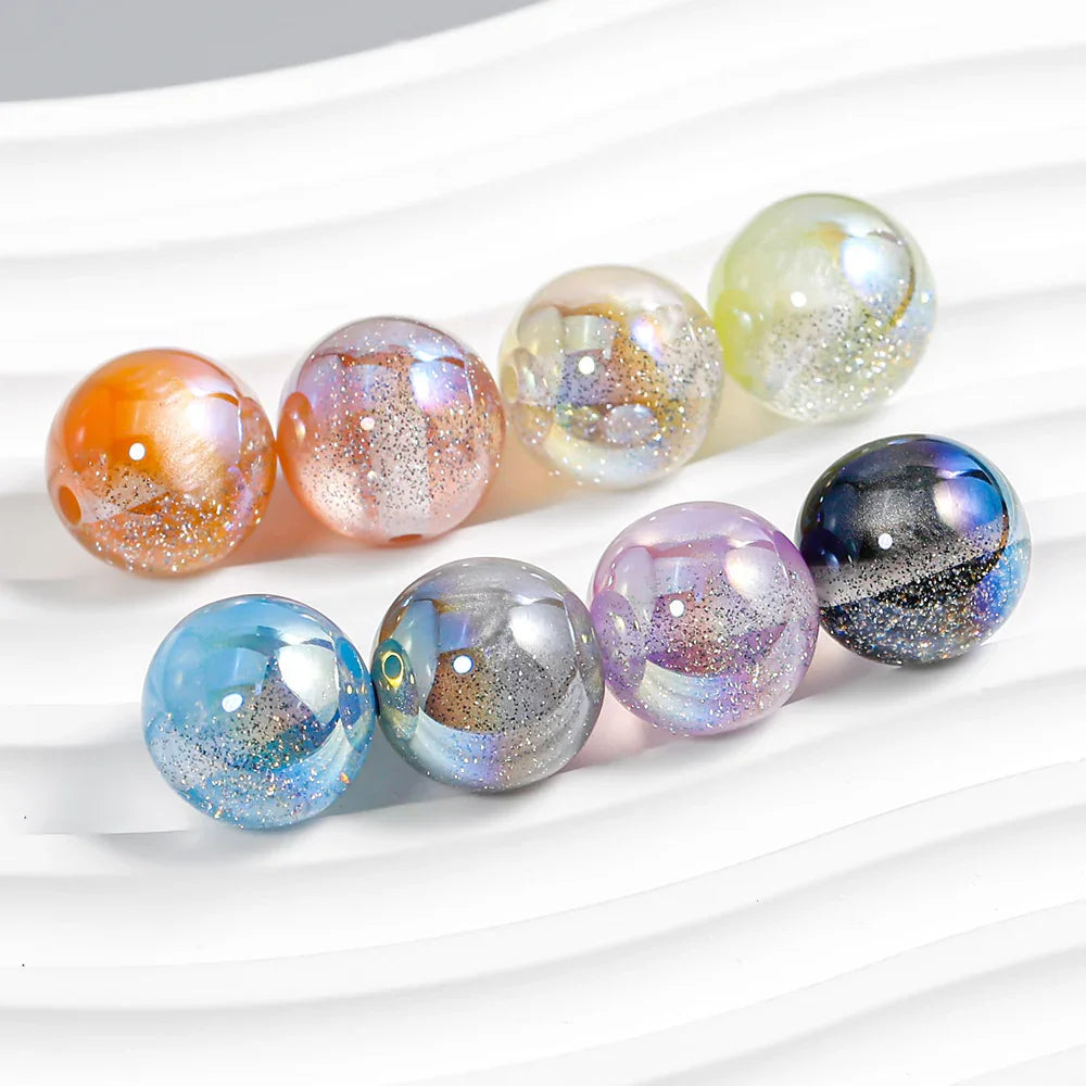 Acrylic-beads Gipsophila Round Beaded | Acrylic Bead for DIY Bracelet Keychain Jewelry Making