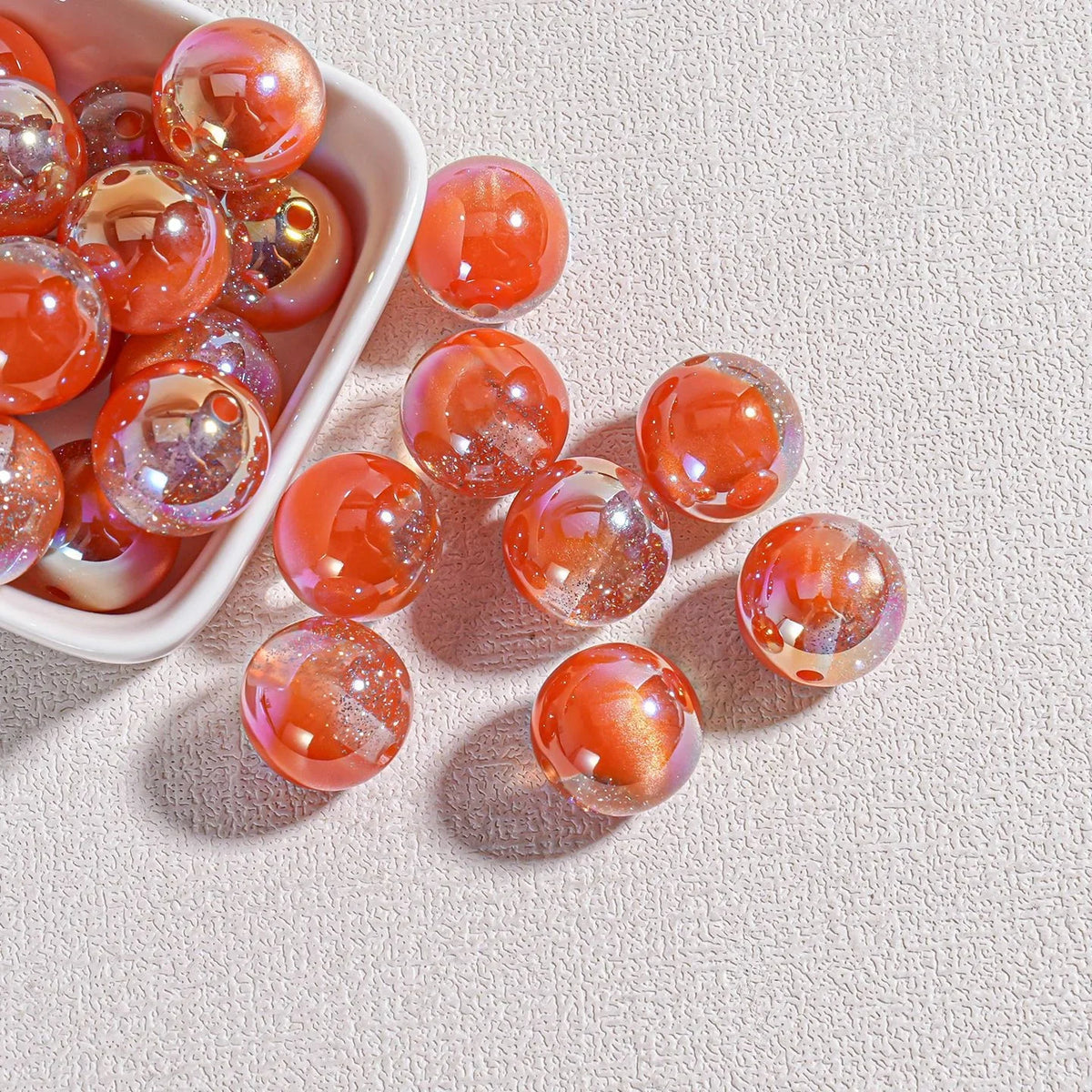 Acrylic-beads Gipsophila Round Beaded | Acrylic Bead for DIY Bracelet Keychain Jewelry Making