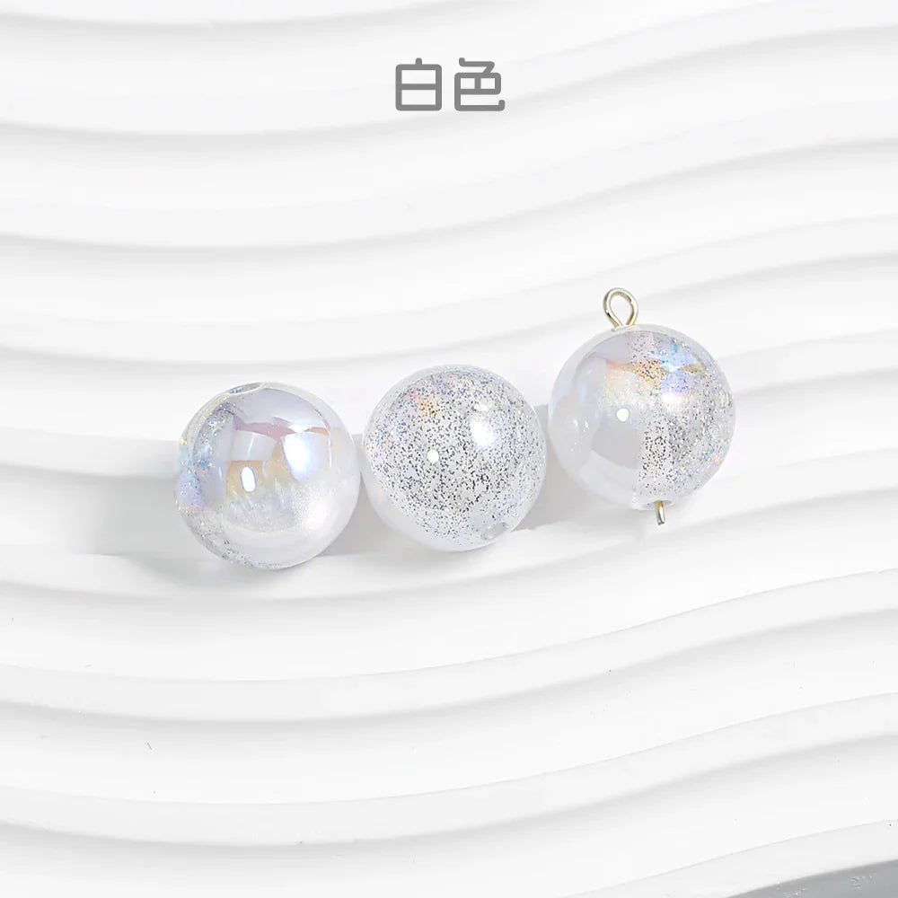 Acrylic-beads Gipsophila Round Beaded | Acrylic Bead for DIY Bracelet Keychain Jewelry Making