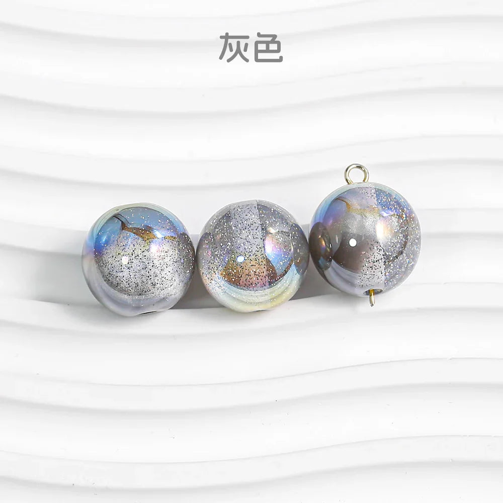 Acrylic-beads Gipsophila Round Beaded | Acrylic Bead for DIY Bracelet Keychain Jewelry Making