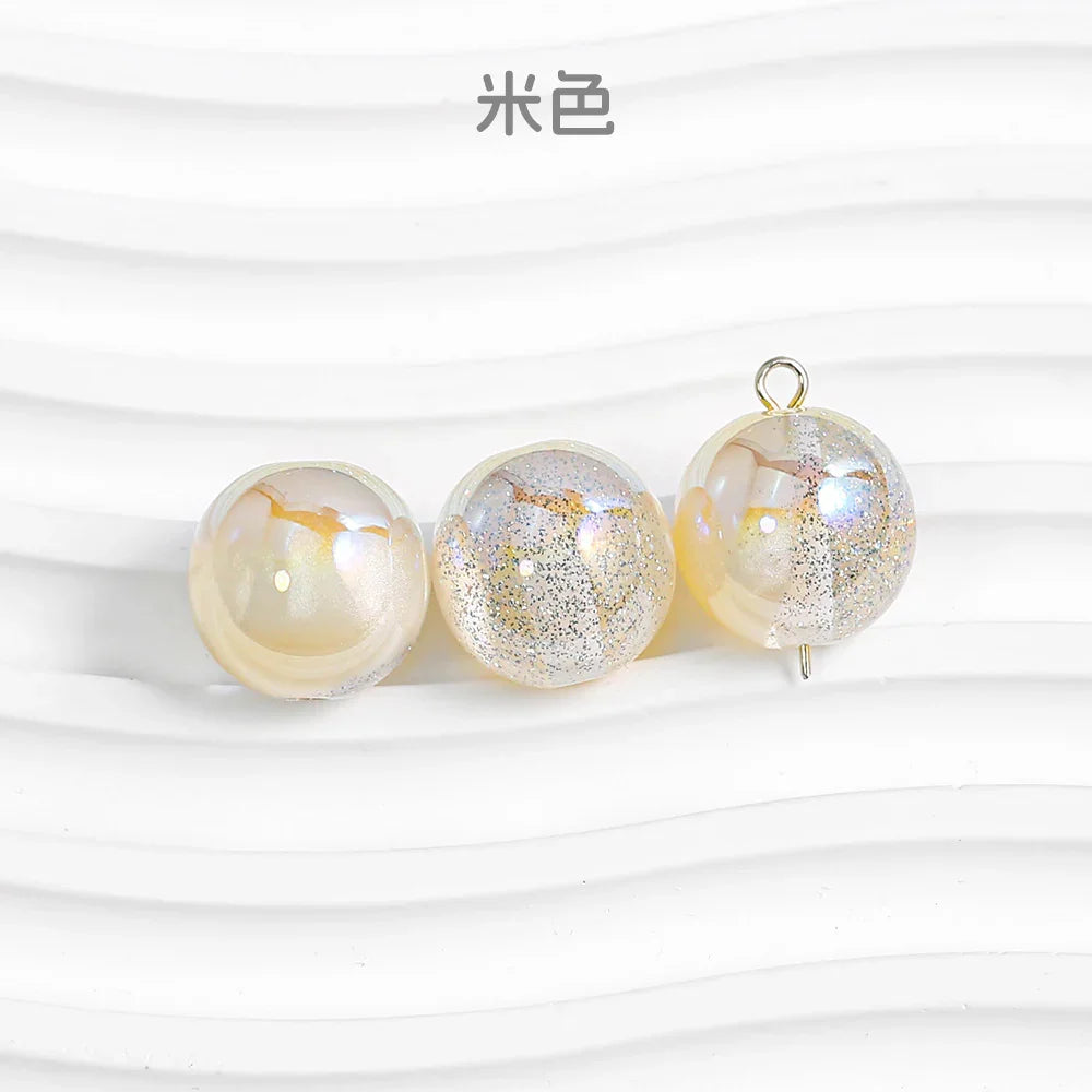 Acrylic-beads Gipsophila Round Beaded | Acrylic Bead for DIY Bracelet Keychain Jewelry Making