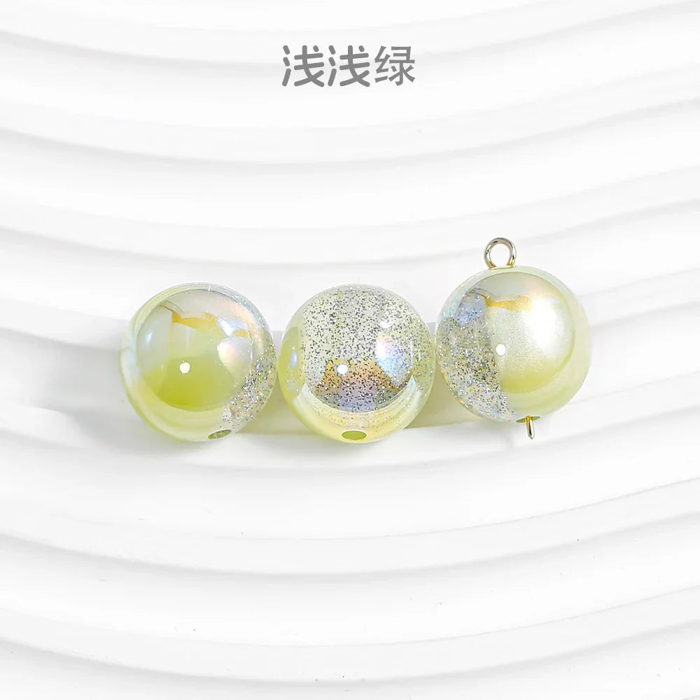 Acrylic-beads Gipsophila Round Beaded | Acrylic Bead for DIY Bracelet Keychain Jewelry Making