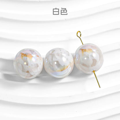 20 Rhyme Dyed Sugar Heart Diy Round Beads 16mm Loose Beads