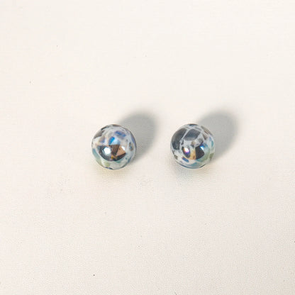 20 Rhyme Dyed Sugar Heart Diy Round Beads 16mm Loose Beads