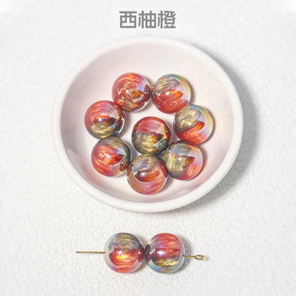 20PCS Crystal Glaze Thousand Color Clouds Beads Beads