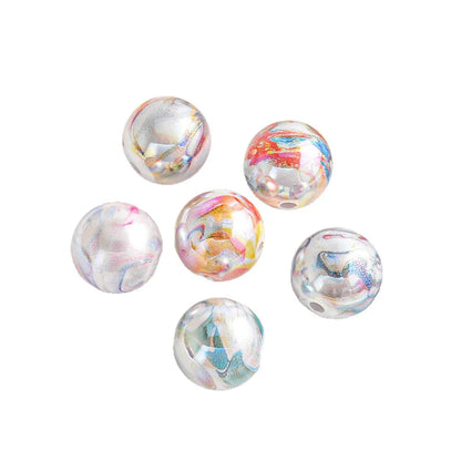 16mm Printed Dream Round Acrylic Beads Aperture 1.5mm