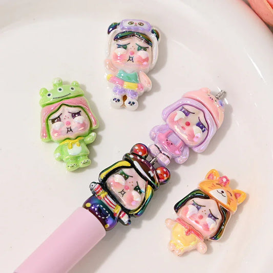 UV Color-plated Cross-dressing Crying Baby SP Alien Loose Beads