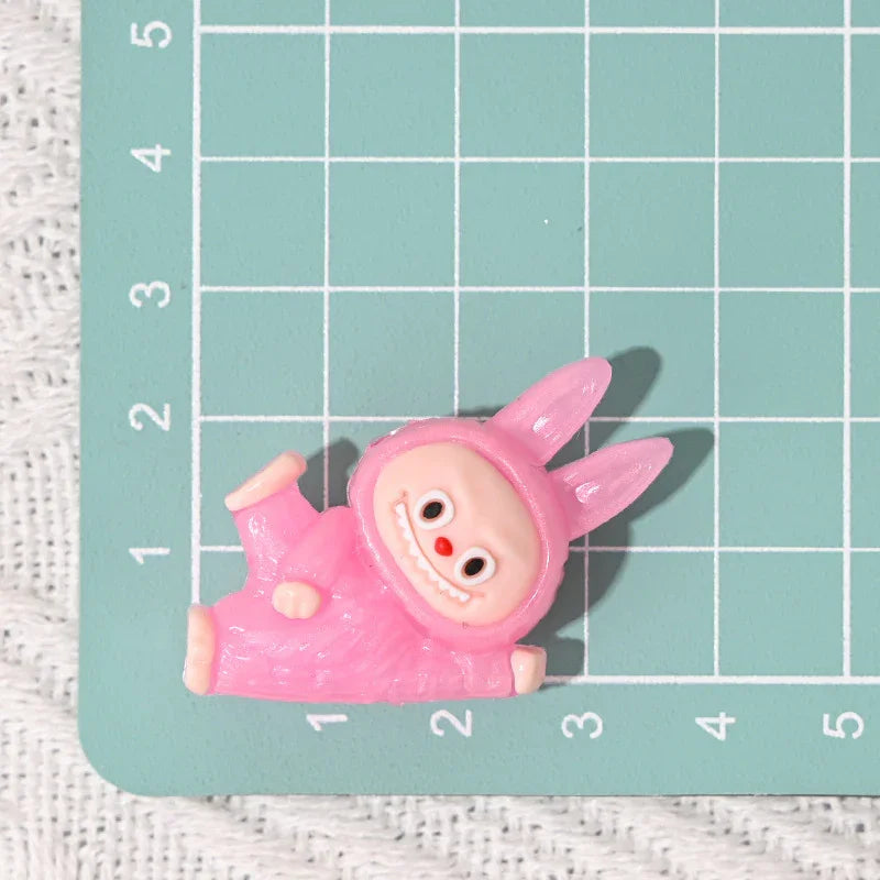 New Pull Cloth Side Three-dimensional Rubber Beads | Acrylic Bead for DIY Bracelet Keychain Jewelry Making
