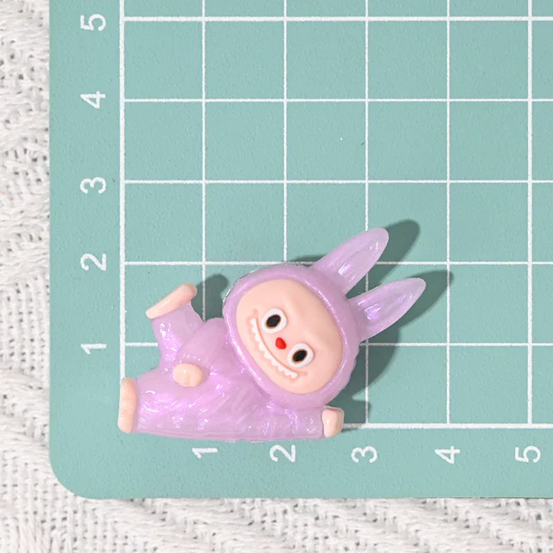 New Pull Cloth Side Three-dimensional Rubber Beads | Acrylic Bead for DIY Bracelet Keychain Jewelry Making