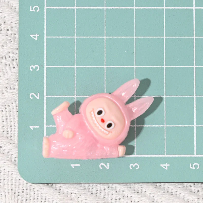 New Pull Cloth Side Three-dimensional Rubber Beads | Acrylic Bead for DIY Bracelet Keychain Jewelry Making