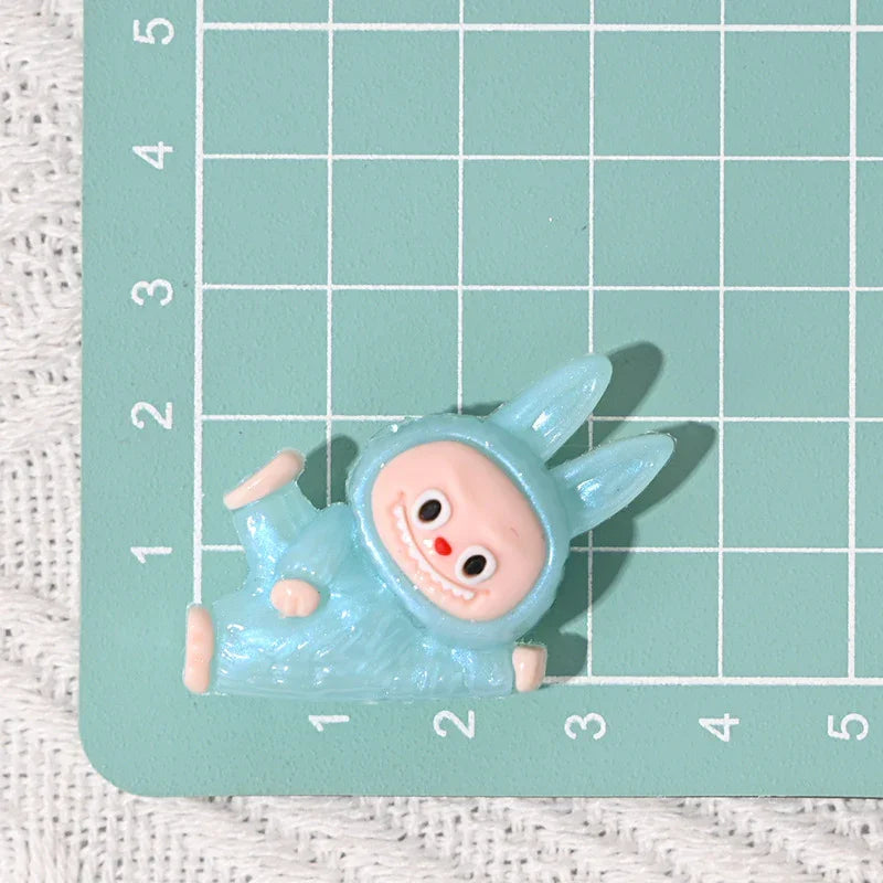 New Pull Cloth Side Three-dimensional Rubber Beads | Acrylic Bead for DIY Bracelet Keychain Jewelry Making