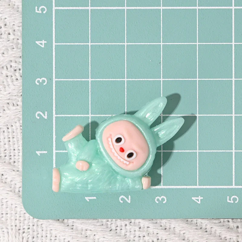 New Pull Cloth Side Three-dimensional Rubber Beads | Acrylic Bead for DIY Bracelet Keychain Jewelry Making
