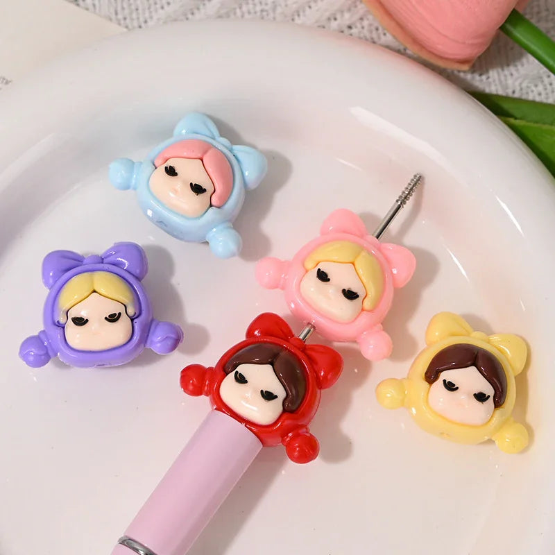 Acrylic Beads SP Girl Soft Tape Hole