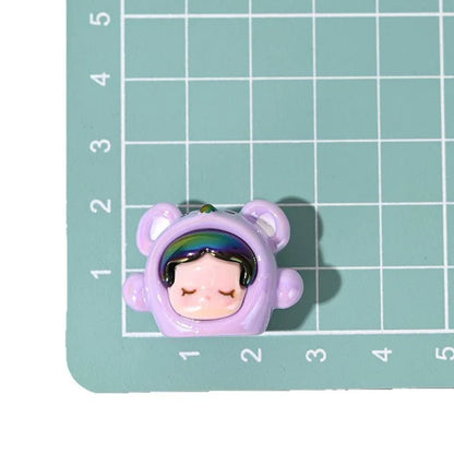 Straight Hole UV Color-plated Stereo Variant Sp Cartoon Shaped Beads