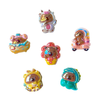 UV Color Plated Variety Kabi Bala DIY Straight Hole Beads