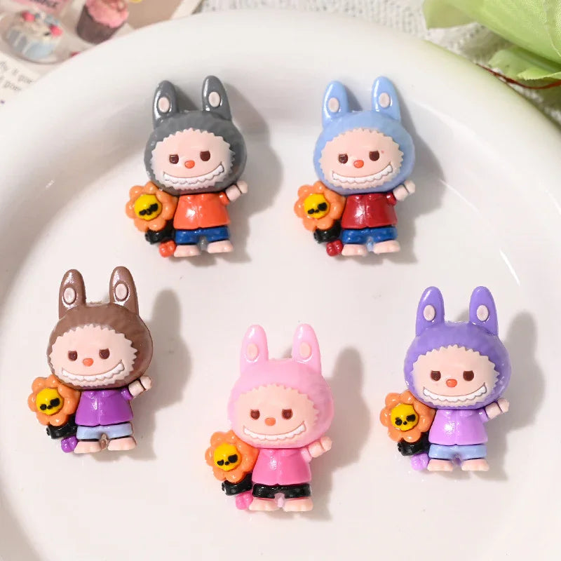 Cartoon Cloth Rubber Beads Cross-border Explosions Beaded Pen | Acrylic Bead for DIY Bracelet Keychain Jewelry Making