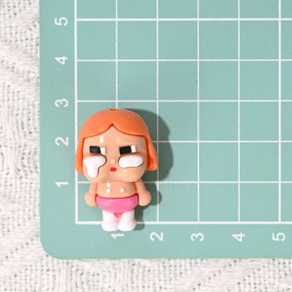 Cartoon Standing Cry Baby Rubber Beads Soft Rubber Beads Pen Beads