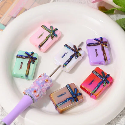 UV plating color gift box straight hole beaded