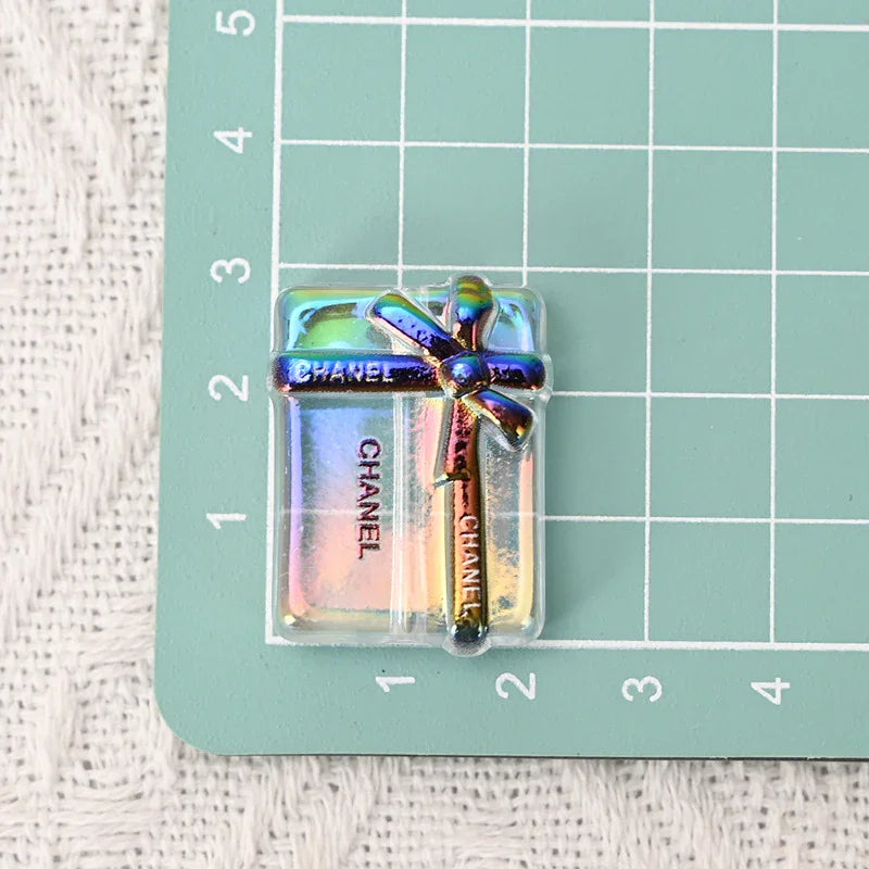 UV plating color gift box straight hole beaded
