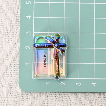UV plating color gift box straight hole beaded