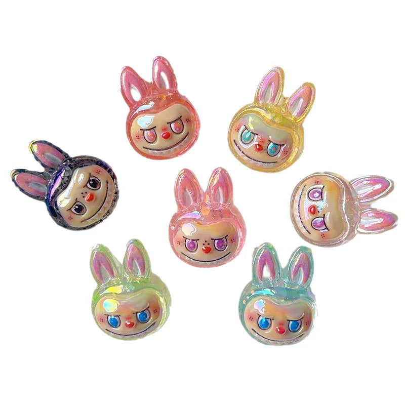 Through-hole UV Color-plated Three-dimensional Cloth Head | DIY Sports Fan Bracelet & Keychain Craft Bead