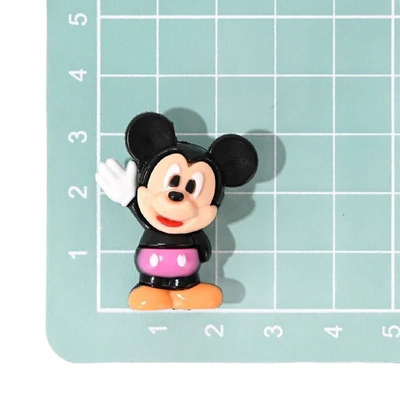 Cartoon Mickey Nini Rubber Beads | Silicone Focal Bead for DIY Keychain & Pen Wrap
