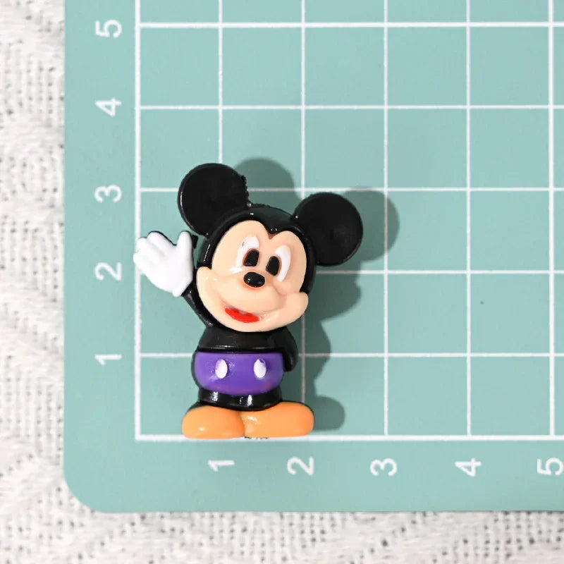 Cartoon Mickey Nini Rubber Beads | Silicone Focal Bead for DIY Keychain & Pen Wrap