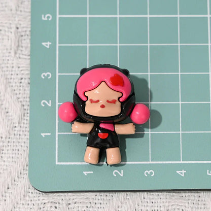 Cartoon SP Bubble Matt Soft Rubber Beads with Holes Stereo Cute