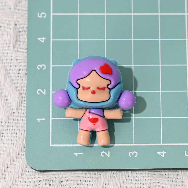 Cartoon SP Bubble Matt Soft Rubber Beads with Holes Stereo Cute