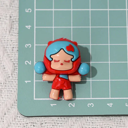 Cartoon SP Bubble Matt Soft Rubber Beads with Holes Stereo Cute