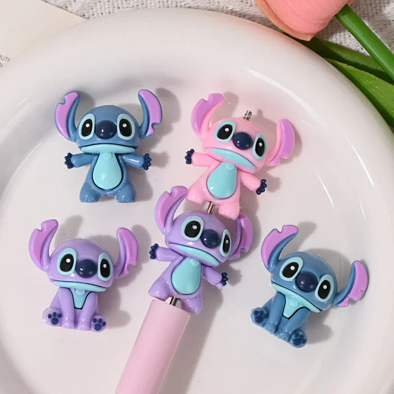 Cartoon Stilwell Three-dimensional Cute Rubber Beads with Holes | Silicone Focal Bead for DIY Keychain & Pen Wrap