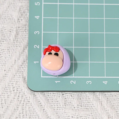 Three-dimensional Cartoon Mind Secret Service Team Soft Rubber Special-shaped Beads