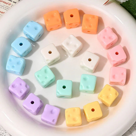 Dopamine Cheese Squares Loose Beads