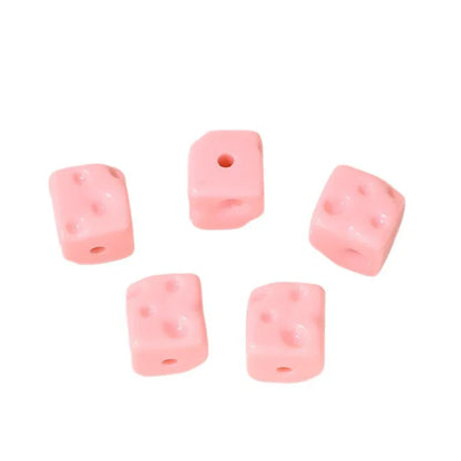 Dopamine Cheese Squares Loose Beads