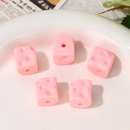 Dopamine Cheese Squares Loose Beads
