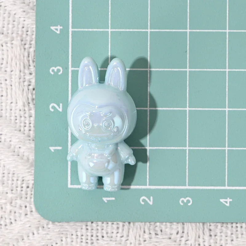 UV Coated Labubu Labubu Cute Macey Particle Beads | DIY Sports Fan Bracelet & Keychain Craft Bead