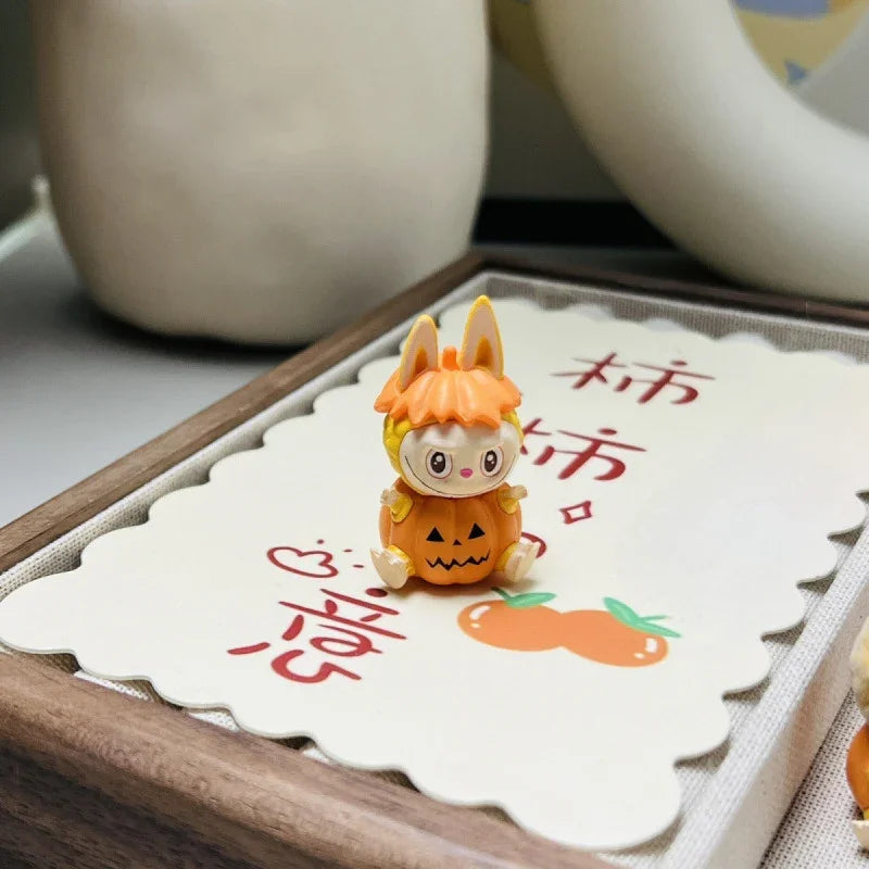 Labubu Zimomo Change Baby Pumpkin Halloween (no Holes)) | Acrylic Bead for DIY Bracelet Keychain Jewelry Making