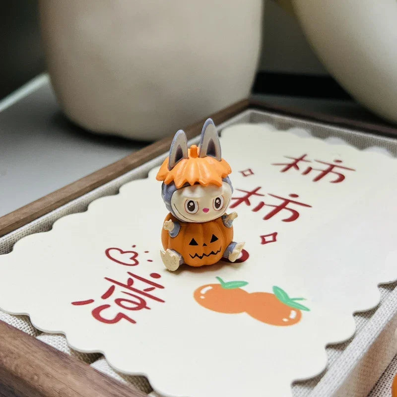 Labubu Zimomo Change Baby Pumpkin Halloween (no Holes)) | Acrylic Bead for DIY Bracelet Keychain Jewelry Making